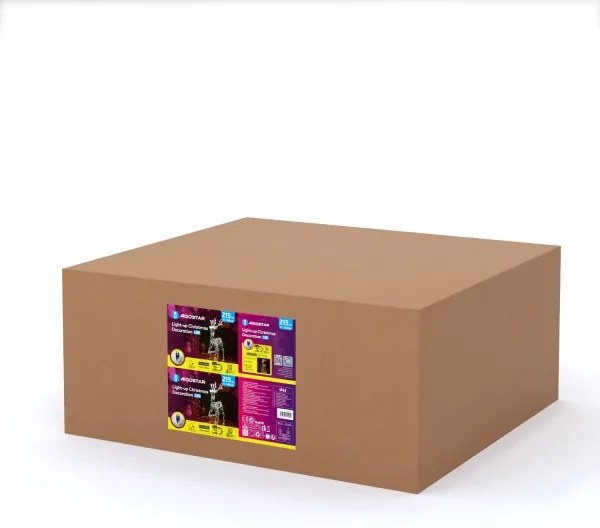 Aigostar - LED Vonkajšia vianočná dekorácia LED/3,6W/31/230V 2700K 105 cm IP44 sob