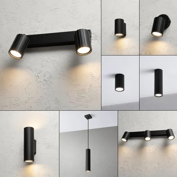 Brilagi - Bodové svietidlo CRISPINA 2xGU10/10W/230V čierna