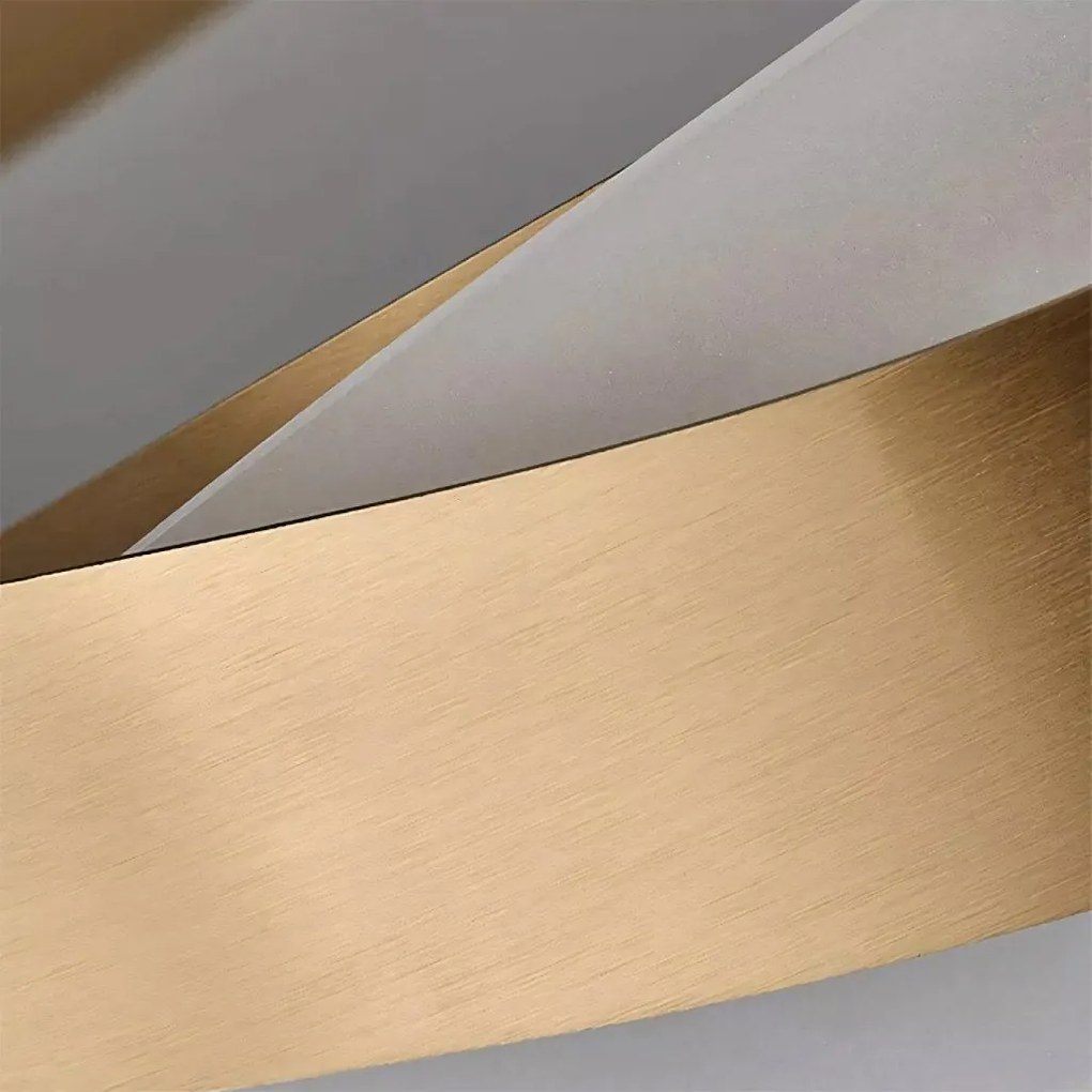 Toolight Toolight, LED stropné svietidlo APP1802-CP, zlatá matná, OSW-04060