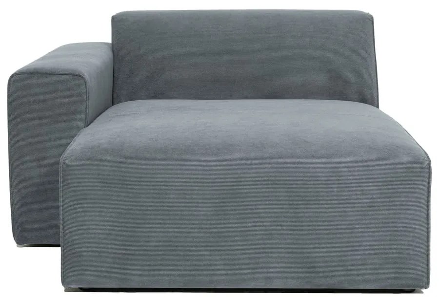 Sivý menčestrový modul pohovky (ľavý roh) Sting – Scandic