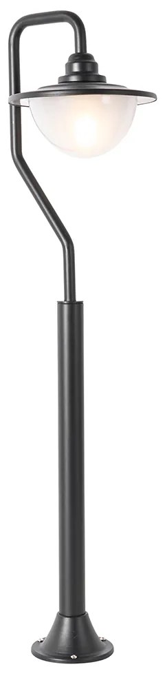 Klasické vonkajšie svietidlo čierne 100 cm IP44 - Bruggy