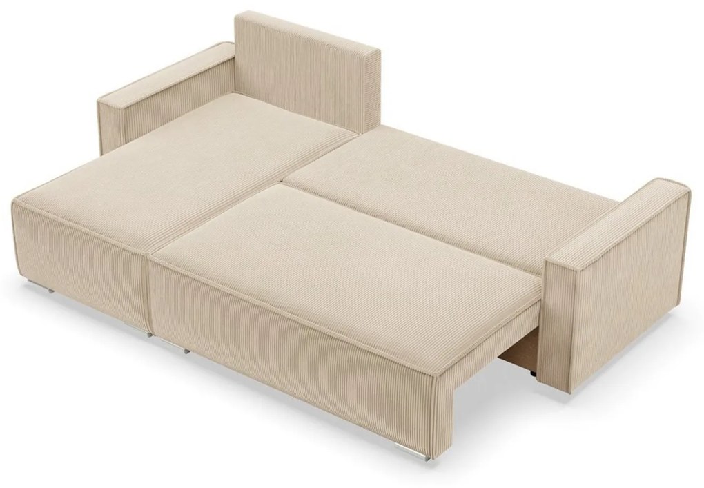 Rohová rozkladacia sedacia súprava LUCCA Béžová