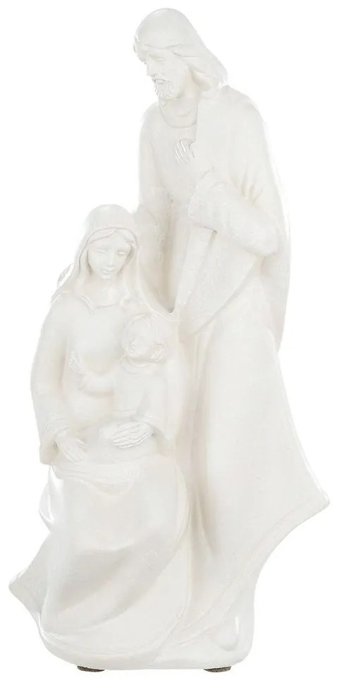 Keramická svätá rodina kremova, 9x14x30 cm
