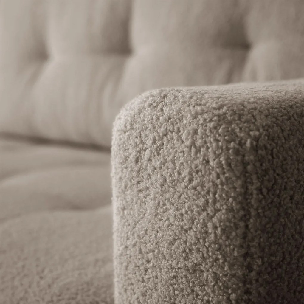 ROHOVÁ SEDAČKA SHARLOTTE 261 x 143 cm BÉŽOVÁ