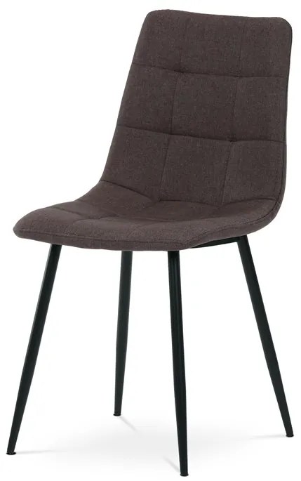Autronic BONTEC Jedálenská stolička, hnedá, látka, DCL-974 BR2 Farba: Hnedá