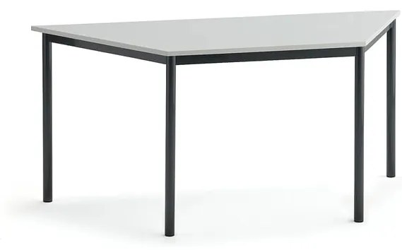 Stôl SONITUS TRAPETS, 1600x800x720 mm, HPL - šedá, antracit