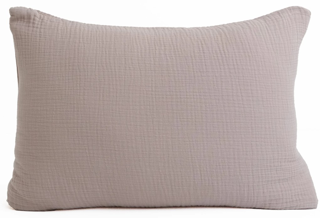 Mušelínová obliečka na vankúš 40 × 60 cm - Alexia cappuccino
