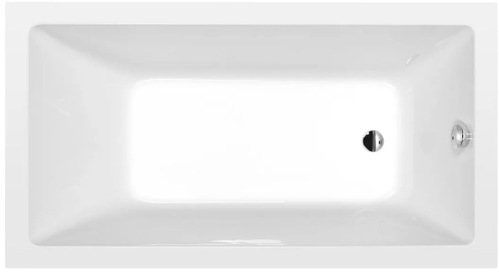 Polysan Polysan, NOEMI obdĺžniková vaňa 160x80x39cm, biela, 71722