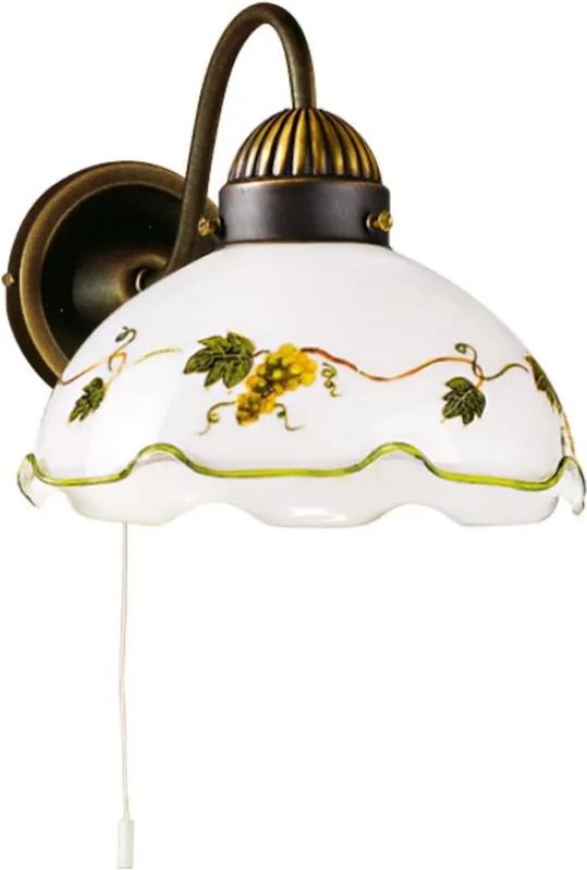 Kolarz 731.61.110 - Nástenné svietidlo NONNA 1xE27/75W/230V vínové