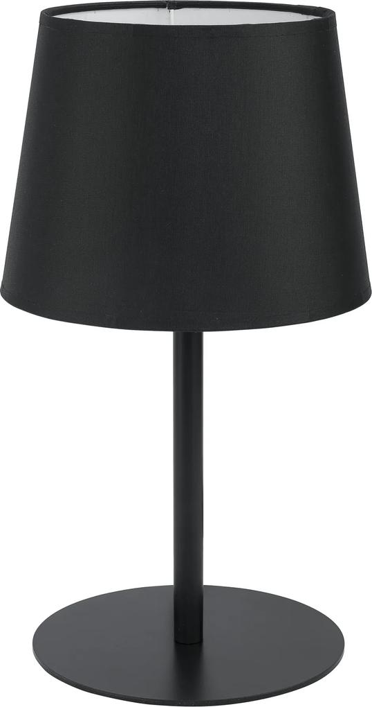 TK-LIGHTING Stolná moderná lampa AGOSTINO, čierna