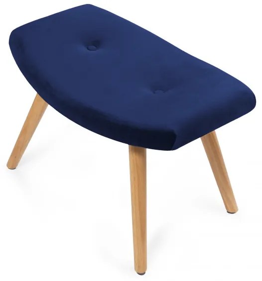 Podnožka MOSS zamatová granátová 939208
