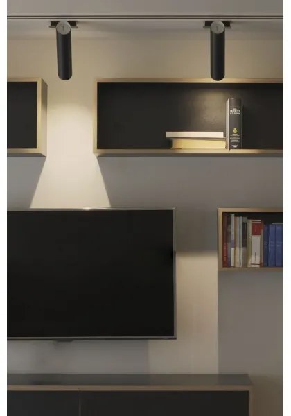 FARO 29874 - Nástenné svietidlo LINK 1xGU10/11W/230V čierna