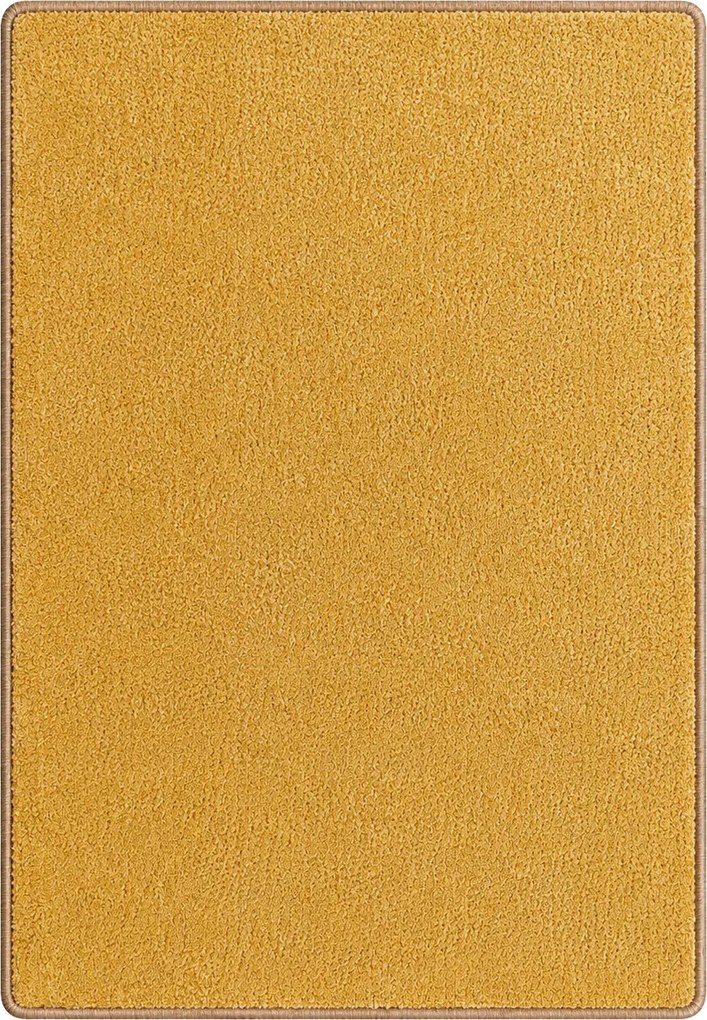 Vopi, Kusový koberec Eton Exklusive žltý, 140x200, žltá, obývacia izba