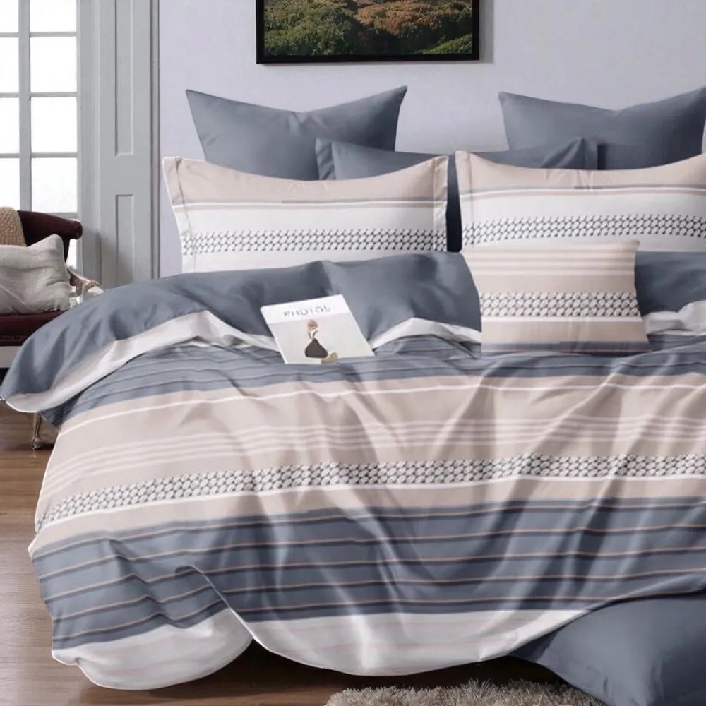 Flanelové obliečky Homa ALEVA SAIL 7-set 140x200 cm