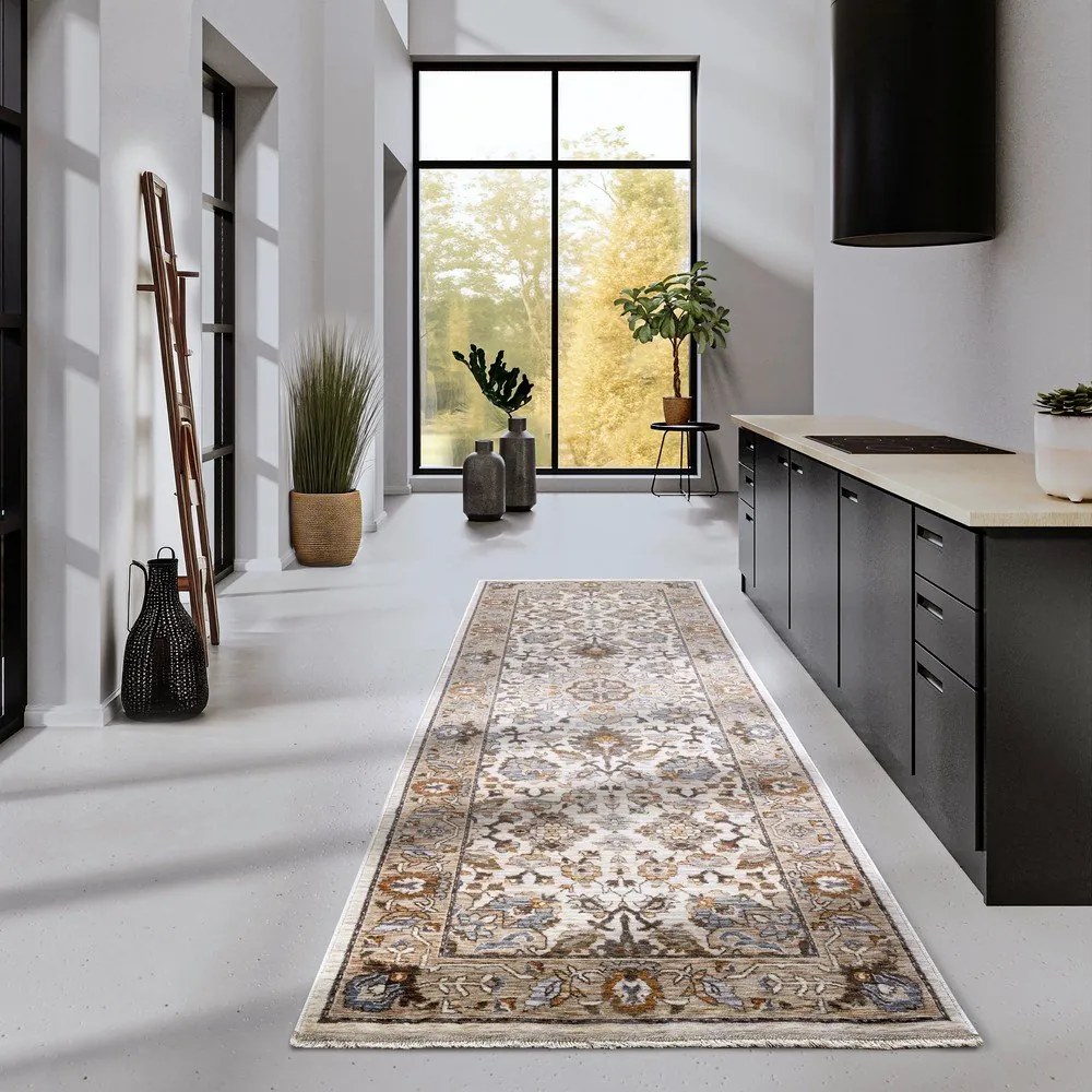 Hnedo-krémový behúň 80x190 cm Egon – Villeroy&amp;Boch