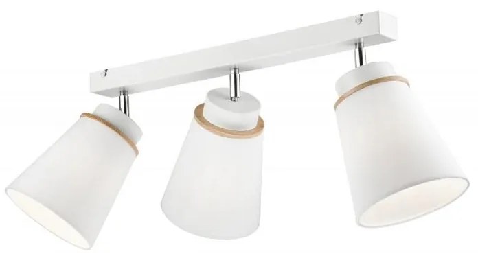 Bodové svietidlo AGUSTINO 3xE27/60W/230V biela