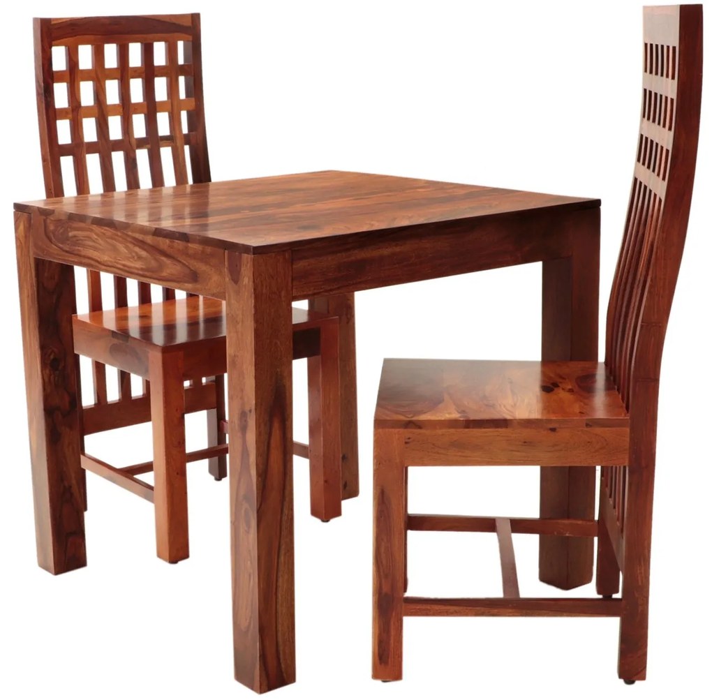 furniture-nabytek.cz - Jídelní set pro 2 osoby z indického masivu palisandr