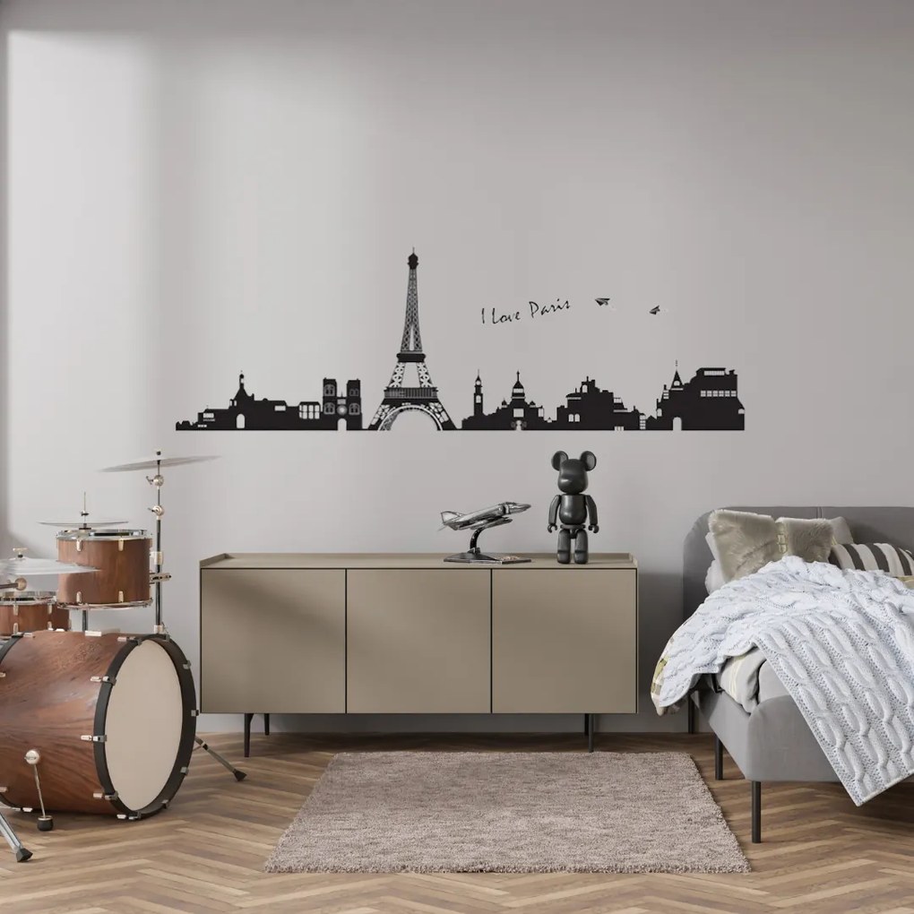 Samolepka na stenu "Paríž" 55x165 cm