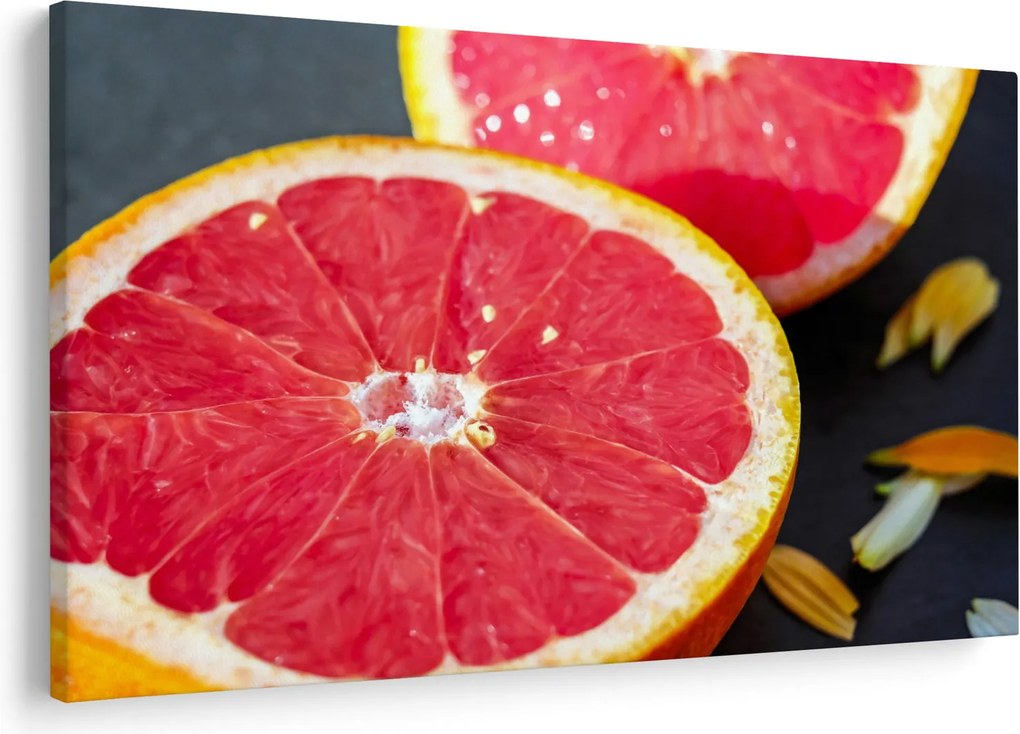 Obraz rozkrojených grapefruitov (90x60 cm)