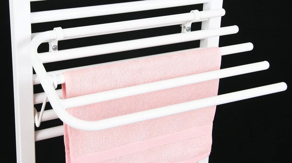 Aqualine Aqualine, Sušiak 4 uterákov na vykurovacie telesá, univerzálne upínanie, dĺžka 50cm, biela, 25-03-SV450