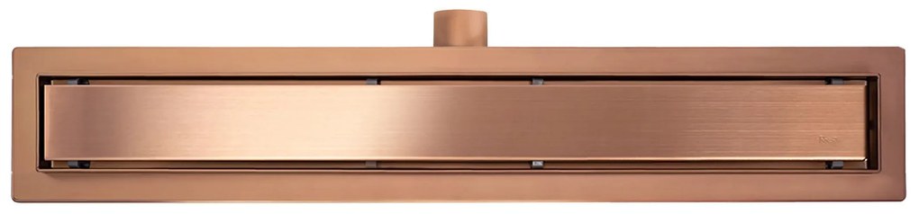 Rea Neox, nerezový sprchový odtokový žľab 50cm, 2v1, medená matná, REA-G4896