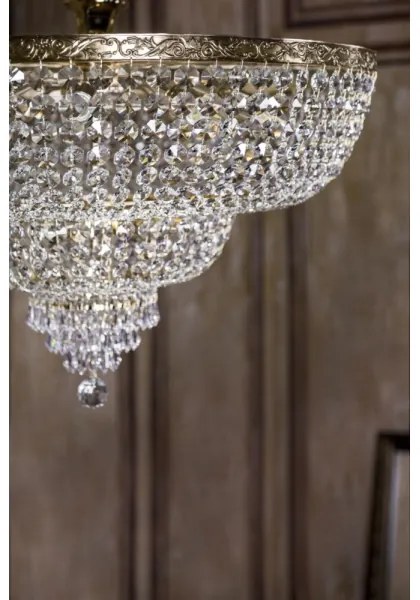 Maytoni DIA891-CL-14-G - Prisadený luster PALACE 14xE27/60W/230V