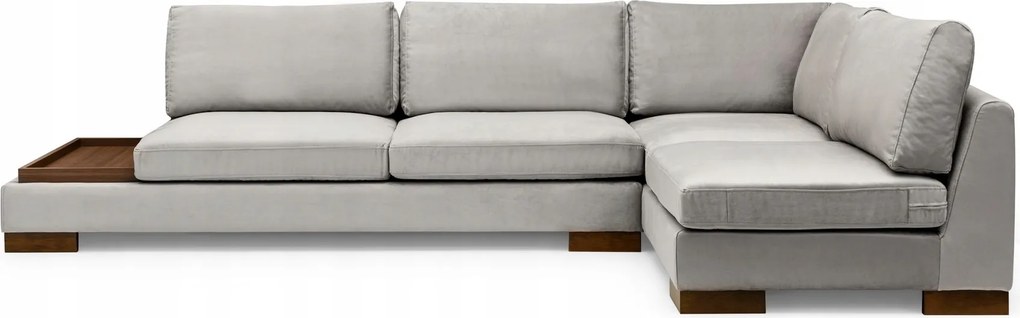 Rohová sedačka Tullia (svetlosivá) (p)