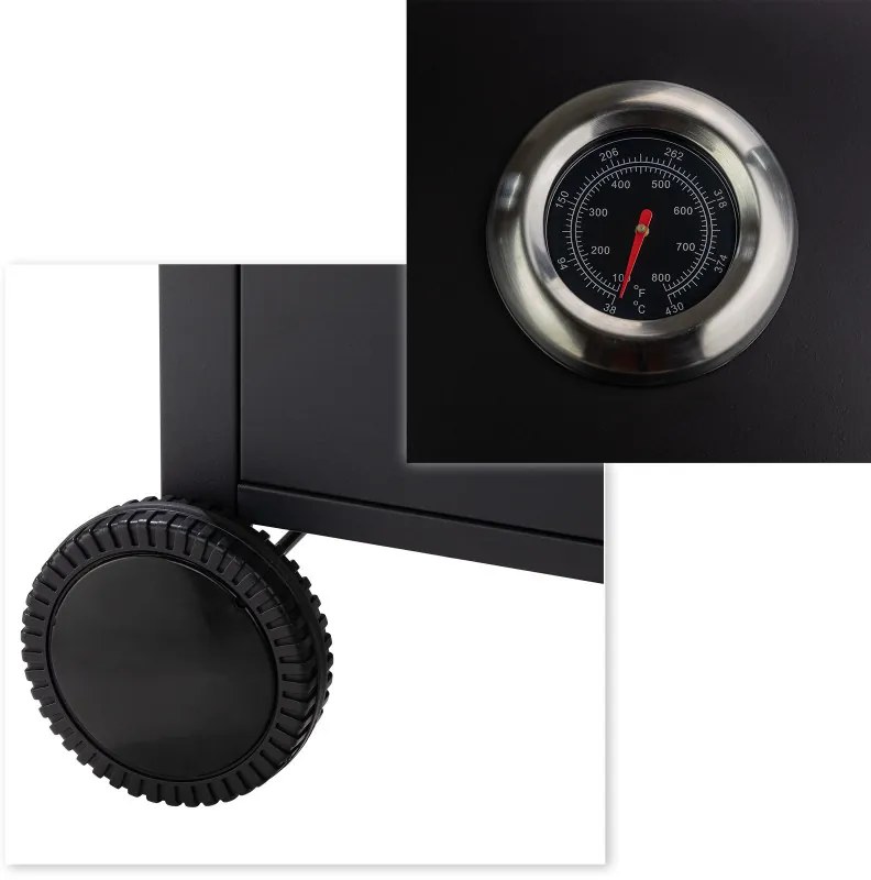 DEMA Plynový gril štvorhorákový 12 kW Texas 4X