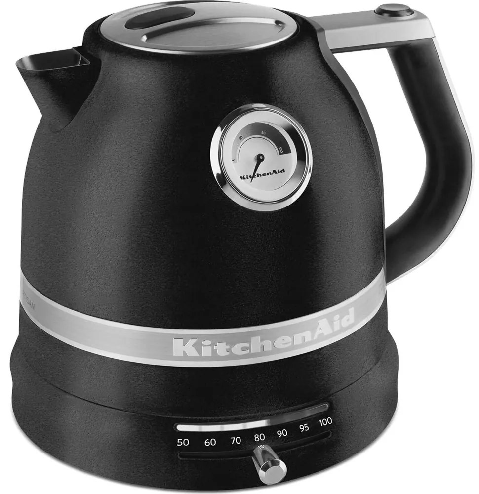 Rýchlovarná kanvica KitchenAid Artisan 1,5 l z čiernej liatiny, 5KEK1522EBK