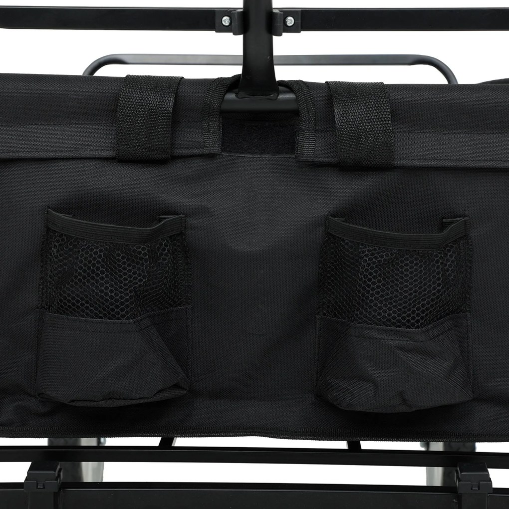 Záhradný vozík TYRS 145L čierny