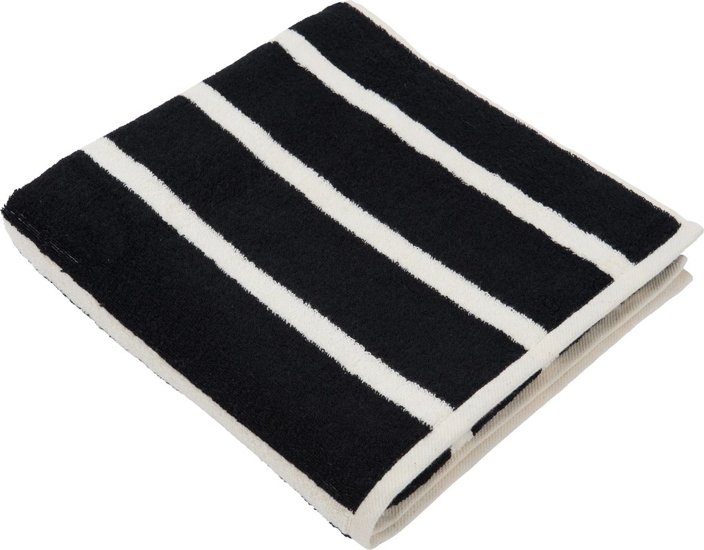 XXXLutz UTERÁK, 70/140 cm, čierna, écru Dieter Knoll - Kúpeľňový textil - 006792016001