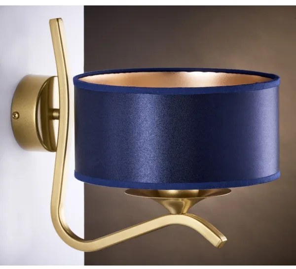 Jupiter 2115 - Nástenné svietidlo KASZMIR 1xE27/15W/230V modré/zlaté