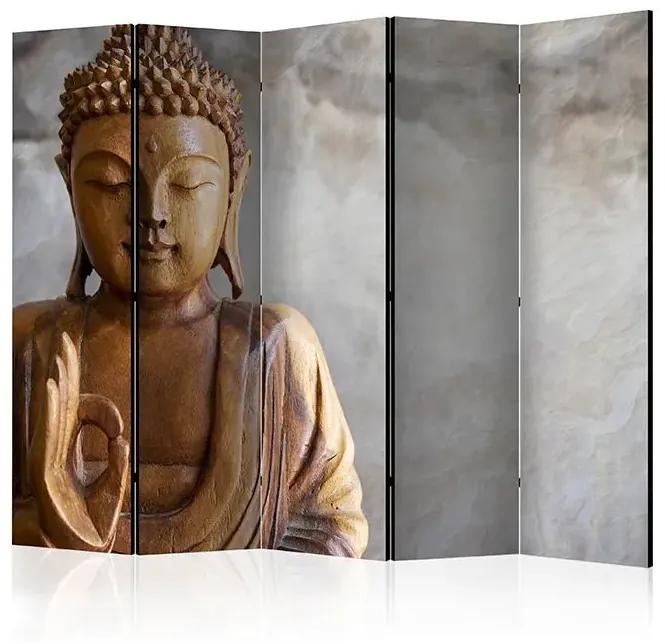 Paraván - Buddha II [Room Dividers] Veľkosť: 225x172, Verzia: Akustický