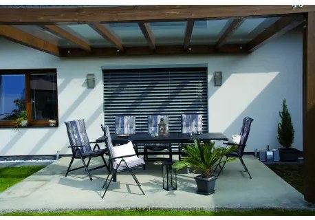 Doppler FIRENZE - rozkladací hliníkový stôl 180/240 x 90 x 75 cm - 2. akosť (N580)