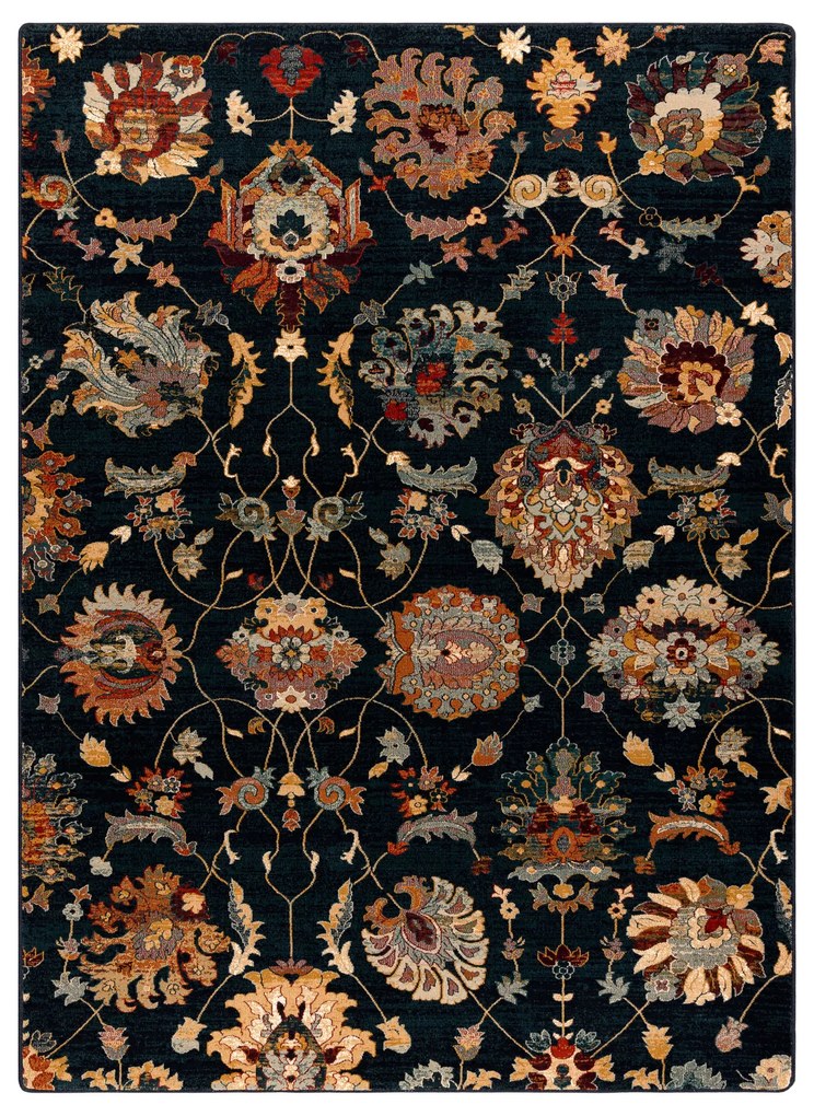 Vlnený koberec SUPERIOR LATICA Navy