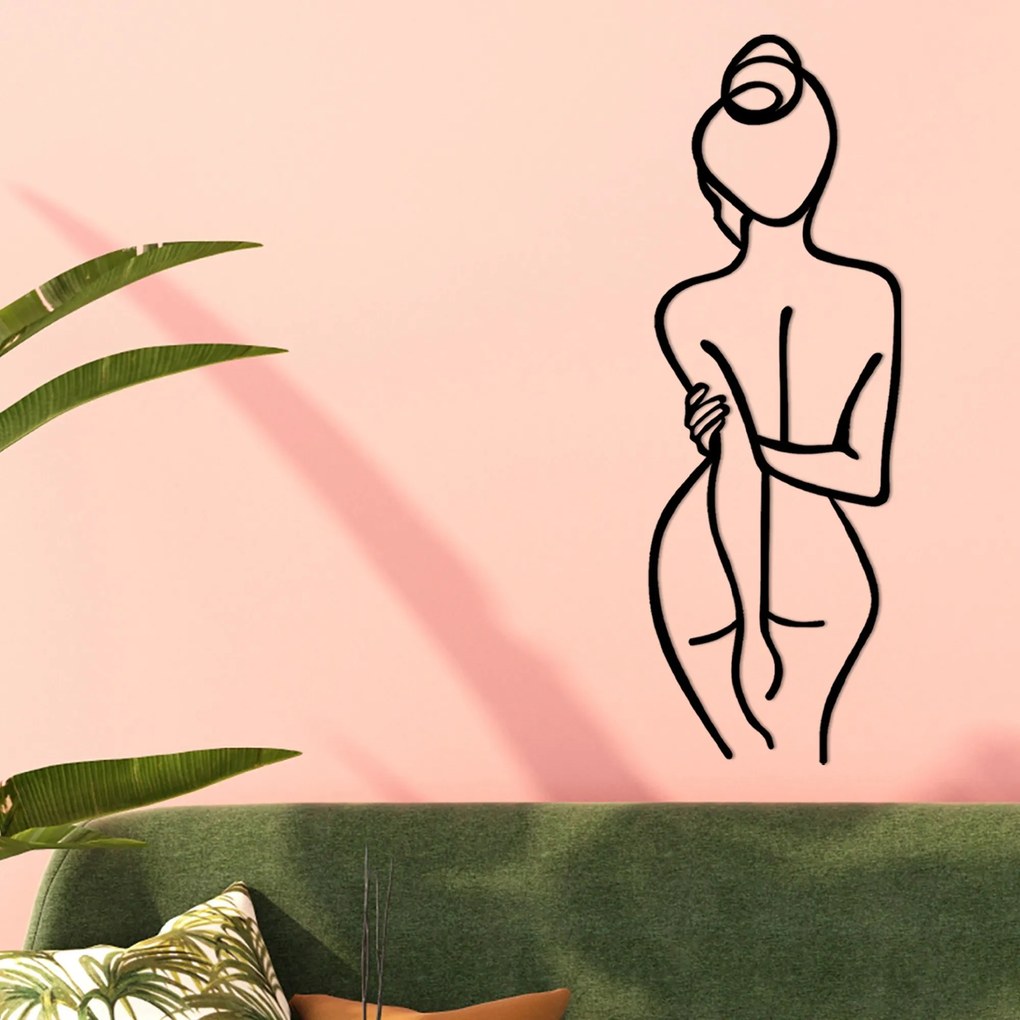 Nástěnná dekorace Woman Body černá