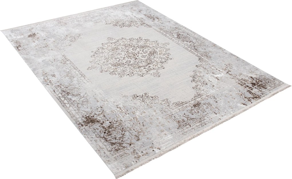 TA Koberec K895D SH_CREAM L_GRAY SAHARA Rozmer: 140x200 cm