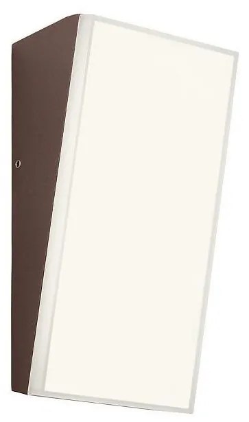 Redo 90021 - LED Vonkajšie nástenné svietidlo TOKYO LED/12W/230V 3000K IP54 hnedá