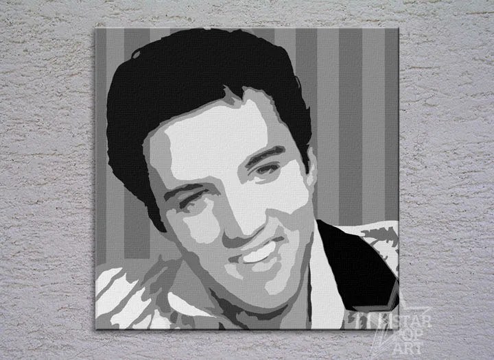 Ručne maľovaný POP Art obraz Elvis Presley | rôzne rozmery