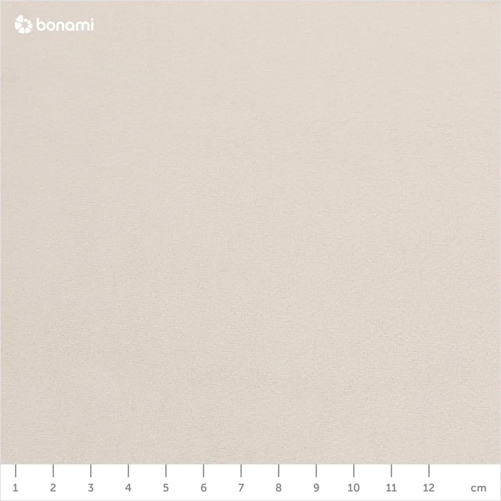 Béžové čelo postele so zamatovým poťahom Windsor & Co Sofas Athena, 200 × 120 cm