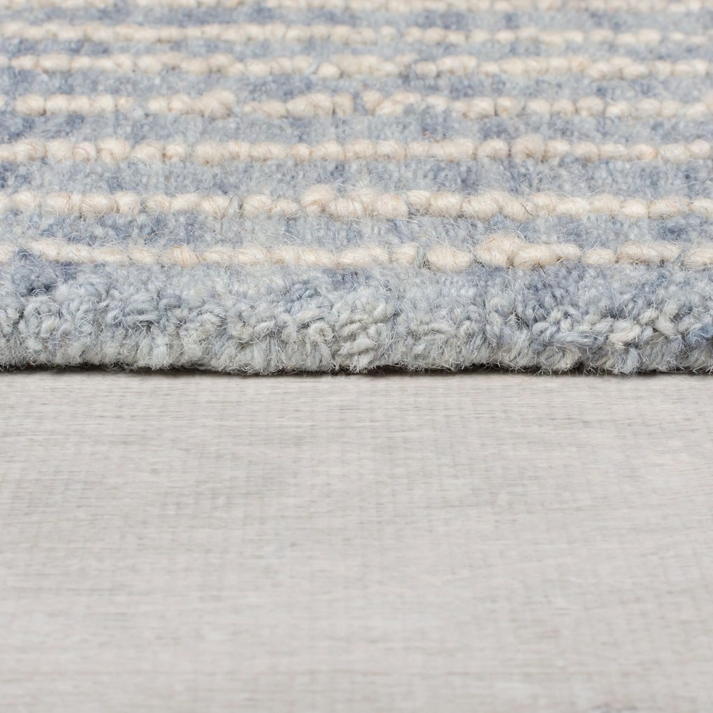 Flair Rugs, Kusový koberec Memphis Abstract Check Blue, 200x290, modrá, obývacia izba