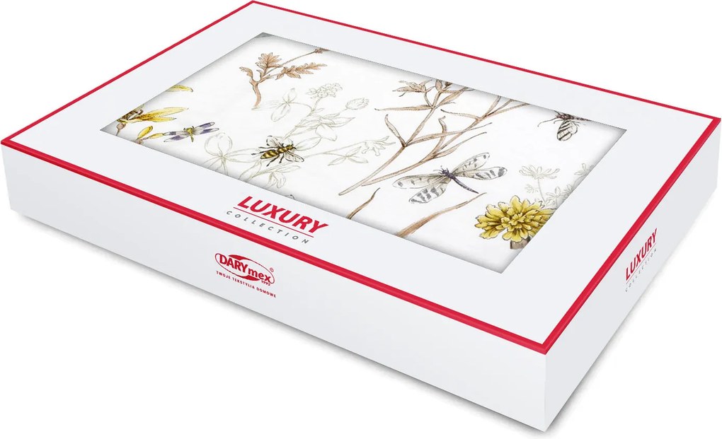 SATÉNOVÉ OBLIEČKY LUXURY VESSAN 200X220 CM, 2KS 70X80 CM KVETY