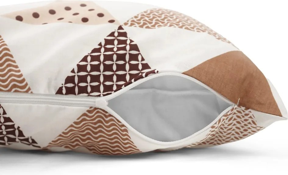 Polášek Bavlnená obliečka na vankúšik - kvetinová harmónia modrá | 40 x 40 cm