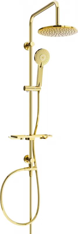Mexen T40 sprchový stĺp, zlatý - 798404093-50