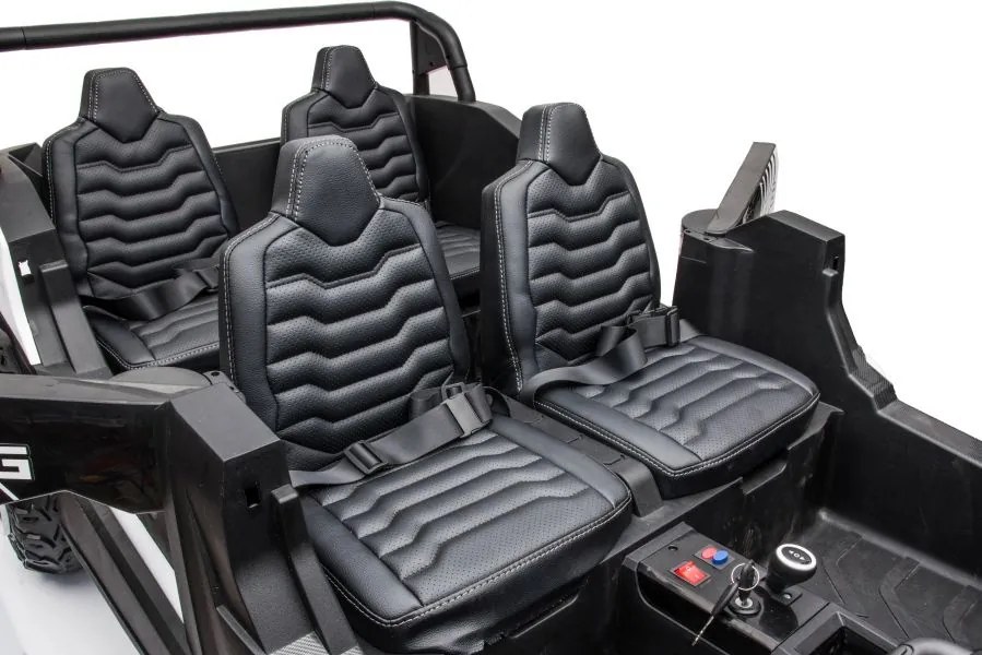 LEAN CARS Elektrická bugina Buggy A033 4x4 24V biela