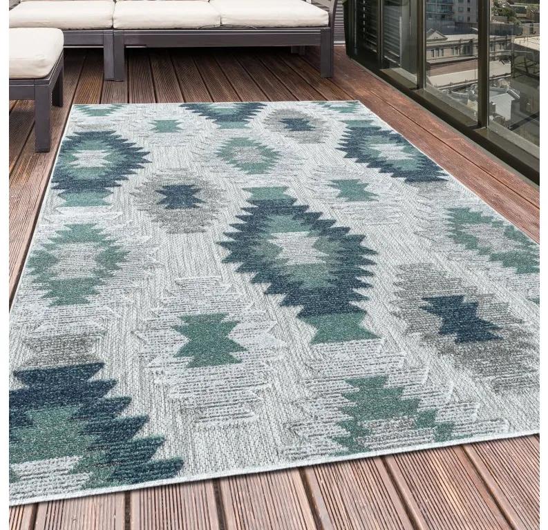 Ayyildiz Kusový koberec BAHAMA 5153, Modrá Rozmer koberca: 140 x 200 cm