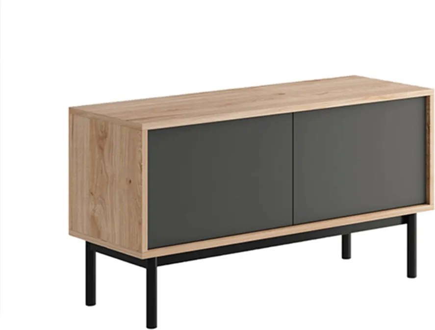 RTV stolík, dub jaskson hickory/grafit, BERGEN BRTV104