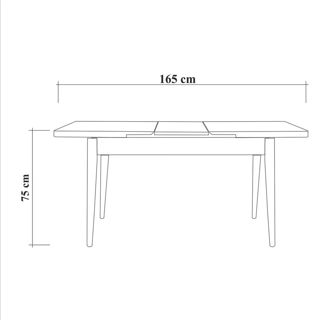 Jedálenský stôl Vina Walnut