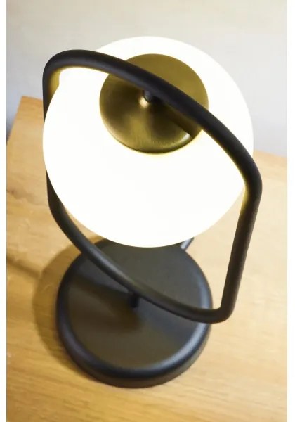 Jupiter 2044 - Stolná lampa IGON 1xE14/40W/230V čierna