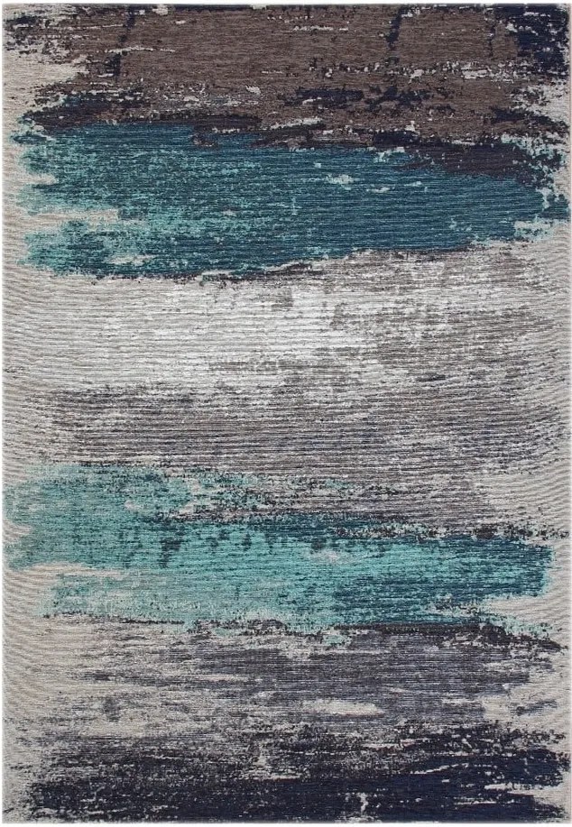 Koberec Garida Aqua Abstract, 80 × 150 cm